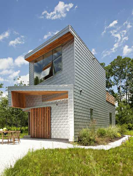 wood and aluminum house exterior design