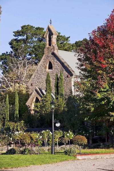 small stone church