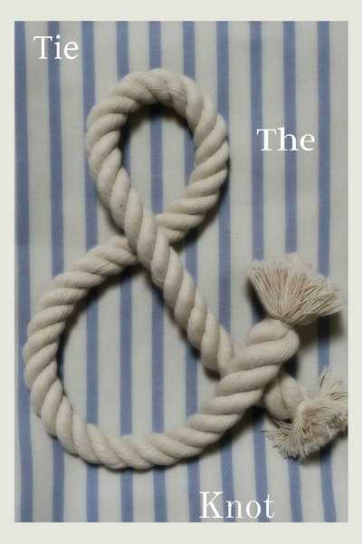 wall decoration made with nautical rope