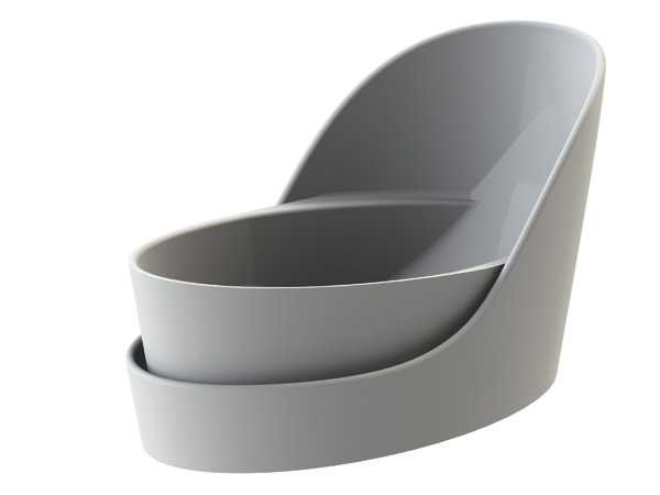 prganic bath tub design