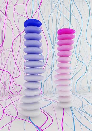 free standing room heater in blue or pink color