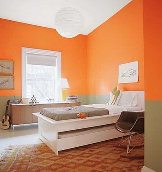 Modern Interior Design Ideas Celebrating Bright Orange Color Shades