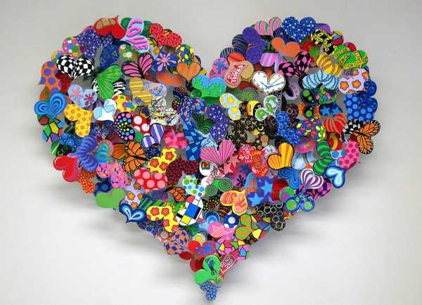 handmade home decorations and gifts, hearts decorations