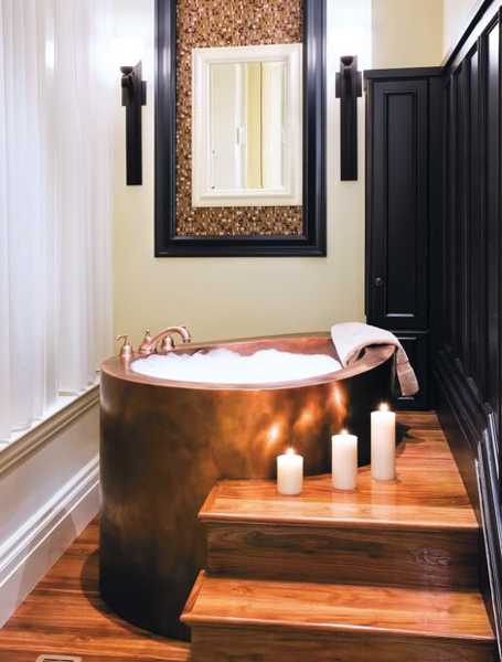 modern bathroom tub for vintage decor