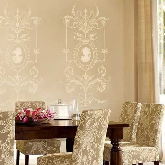 20 Beautiful DIY Interior Decorating Ideas  Using Stencils 