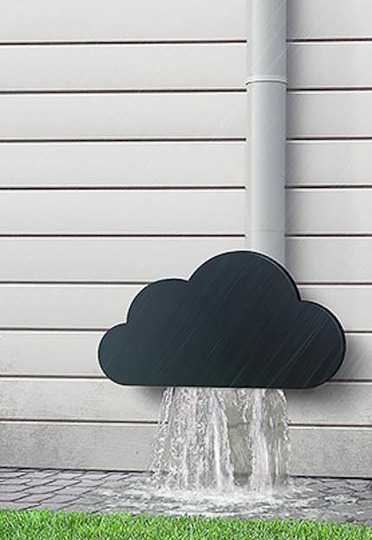 30 Amazing Downspout Ideas, Splash Guards, Charming Rain 