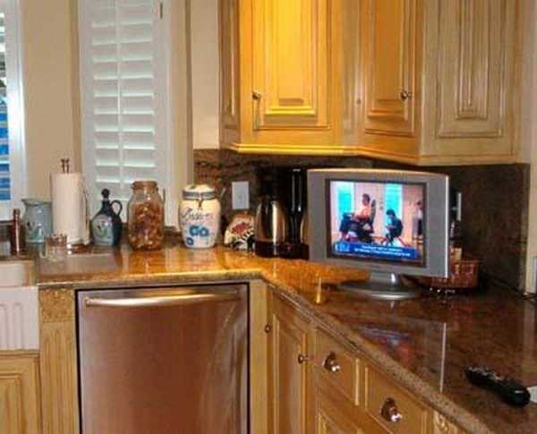 7 Modern Kitchen  Design  Trends Stylishly Incorporating TV  