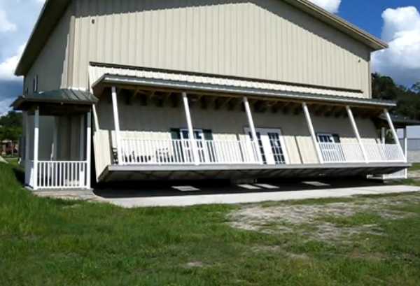 house exterior wall with porch