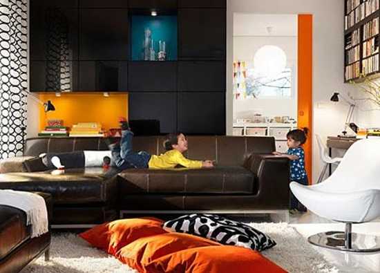 22 Modern Interior Design Ideas Blending Brown And Orange Colors