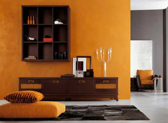 22 Modern Interior Design Ideas Blending Brown And Orange