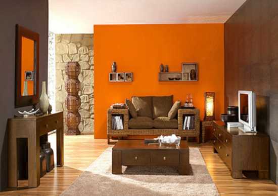 22 Modern Interior Design Ideas Blending Brown And Orange