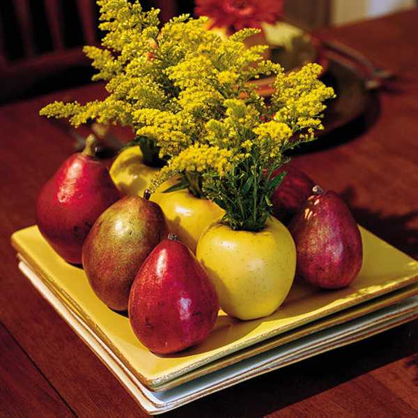 apples and pears floral arrangement