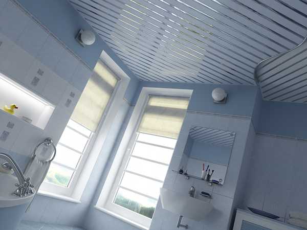 Metal Ceiling Designs For Modern Bathroom And Kitchen Interiors