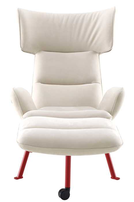 white office chair with high back