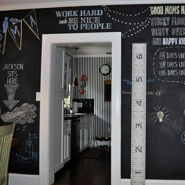 Creative Interior Decorating Ideas, 26 Black Chalkboard Paint Projects
