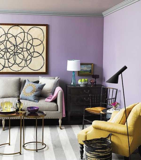 22 Modern Interior Design Ideas with Purple Color, Cool Interior Colors