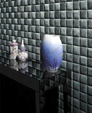 Leather Wall Tiles and Decorative Paneling Adding Chic Wall Designs to ...