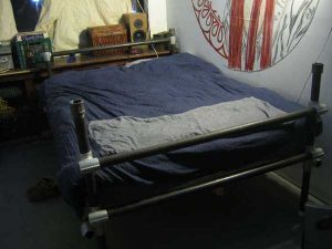 Modern Pipe Bed Frame, DIY Design Idea Adding Industrial Flavor to ...
