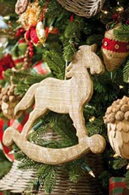 wooden ornaments for christmas tree decorating