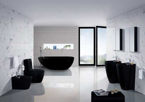 Black Bathroom Fixtures And Decor Keeping Modern Bathroom Design Elegant