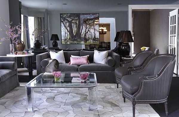 gray pink interior decorating color colors blending modern