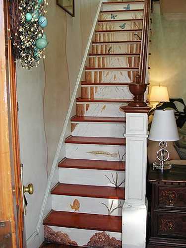 Staircase Painting Ideas Transforming Boring Wooden Stairs with Cool
