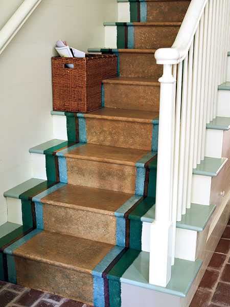 staircase risers steps painting stairs decorating 5
