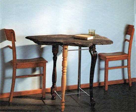 small table with various legs