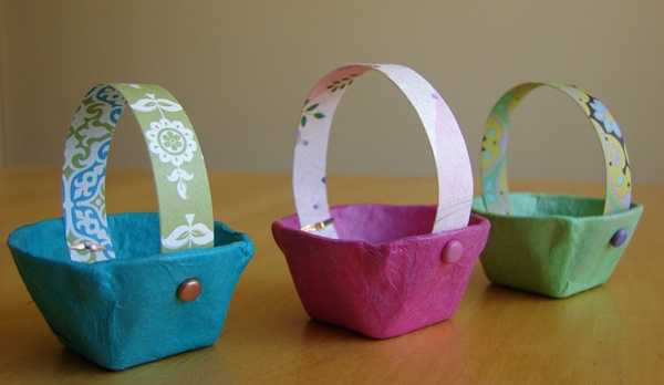 paper crafts for kids easter baskets