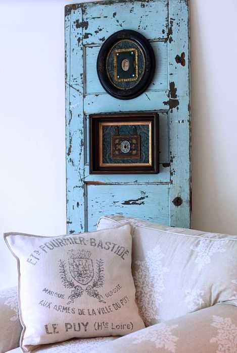 30 Modern Wall Decor Ideas Recycling Old Wood Doors For Unique Room Design