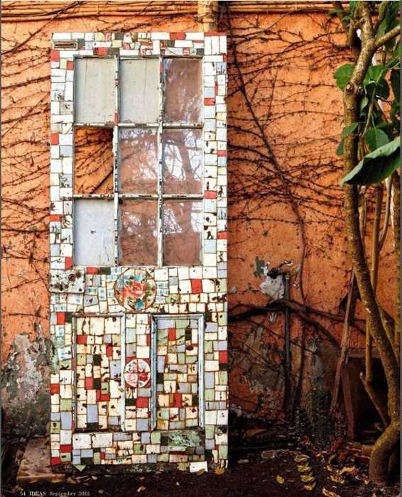 30 Modern Wall Decor Ideas Recycling Old Wood Doors for