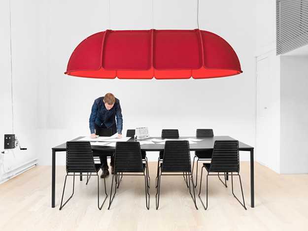 hood shaped modular lamp shades