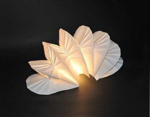 Unique Lighting Fixtures Blending Recycling Paper with Art of Design