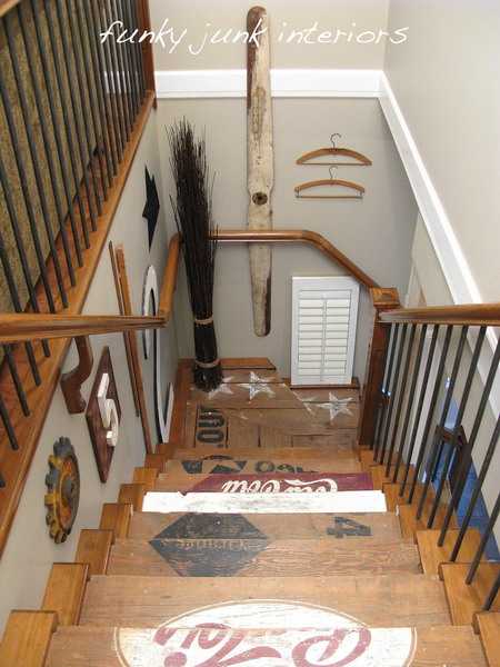 wooden stairs decorating design ideas 3