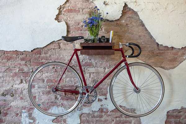 wall decoration with bike