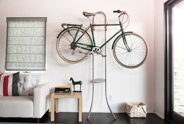 interior decorating with bike