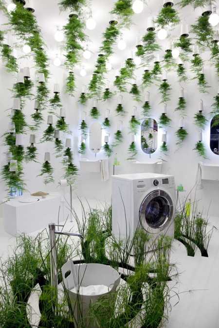 30 green ideas for modern bathroom decorating with plants