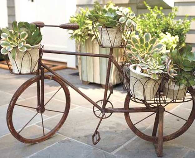 bike stand for planters