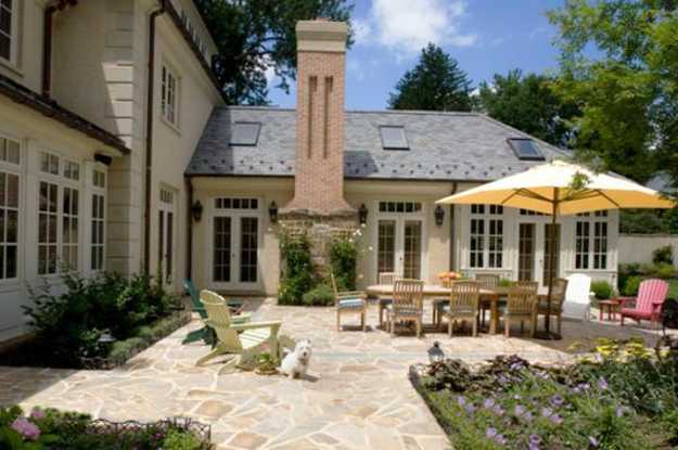 large stone patio ideas