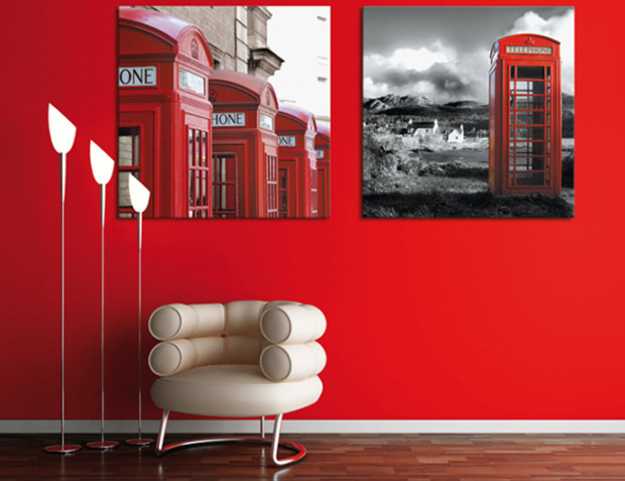 red wall paint color