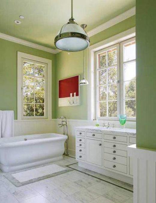 22 Modern Bathroom Ideas Blending Green Color into