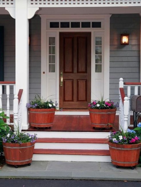 30 Front Door Ideas, Paint Colors for Exterior Wood Door Decoration and ...