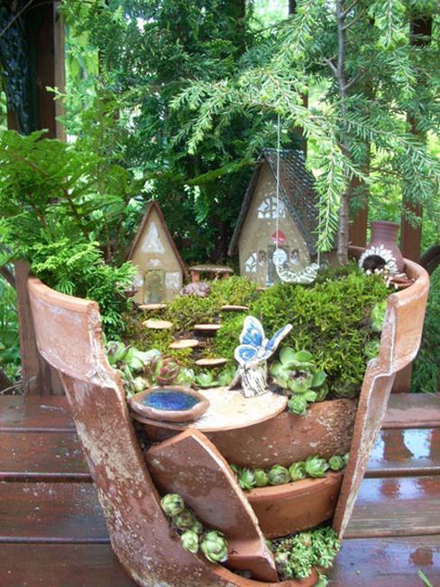 miniature garden furniture