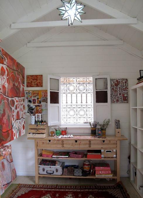 Beautiful and inspiring home art studio ideas