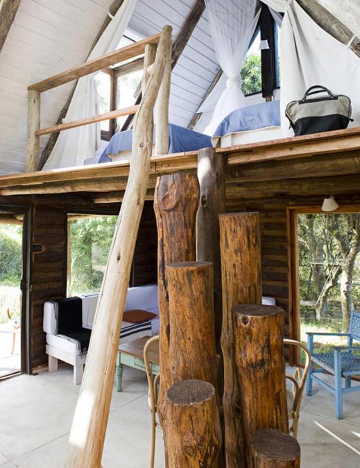 Unique Log Home Where Modern Interior Design Meets Rustic