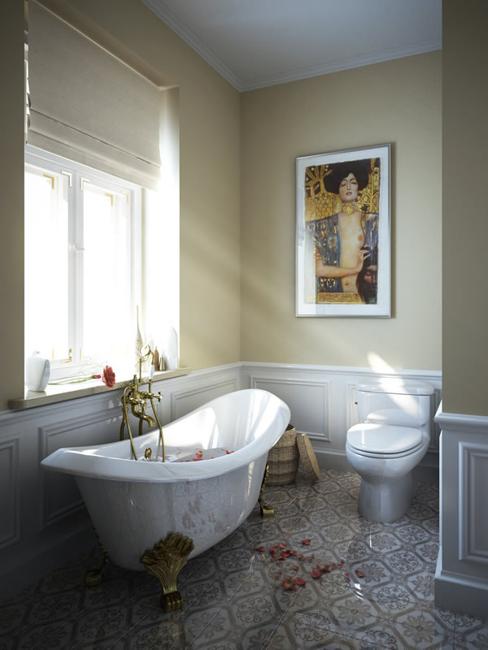 clawfoot bathtub for vintage bathroom design