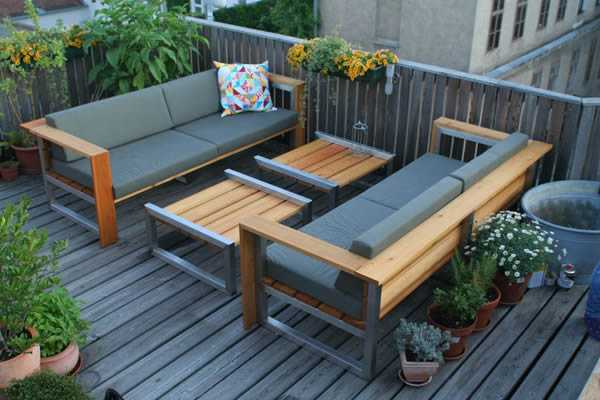Modern Outdoor Furniture Creating Perfect Small Outdoor Seating Areas
