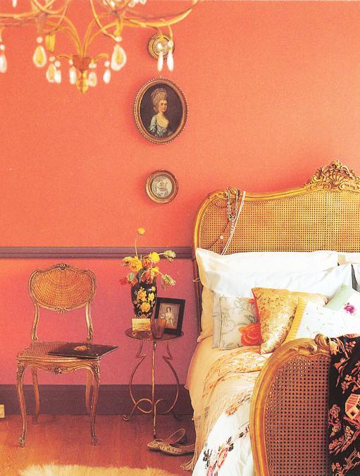 Orange Paint  and Interior Decorating  Color  Schemes  