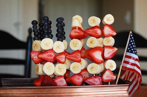 edible decorations for the 4th of july party table