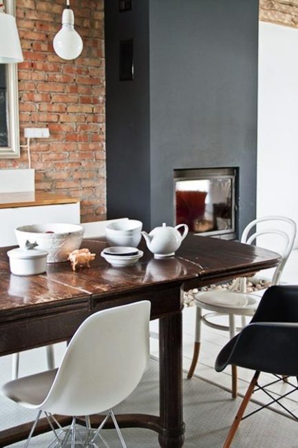 22 Modern Kitchens and Dining Room Designs Enhanced by Exposed Brick ...